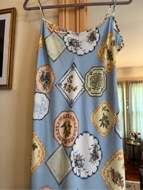 Abercrombie A&F blue maxi dress